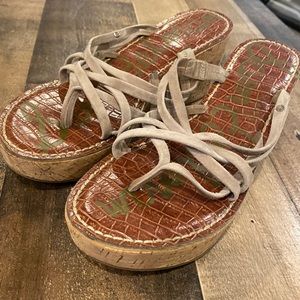 Sam Edelman Wedge Sandals Size 10
